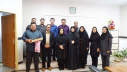 تجلیل از مسئول روابط عمومی شبکه بهداشت و درمان شهرستان خنداب