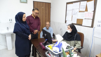 بازدید میدانی مدیر شبکه بهداشت و درمان شهرستان خنداب از مرکز خدمات جامع سلامت دهچال