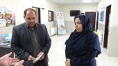 بازدید سرپرست شبکه بهداشت و درمان خنداب از پایگاه سلامت قلعه