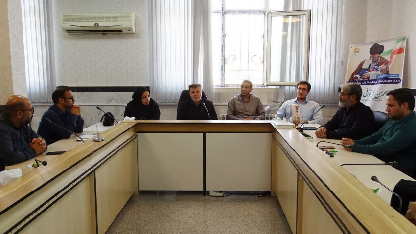 مراسم تودیع و معارفه سرپرست شبکه بهداشت و درمان شهرستان خنداب