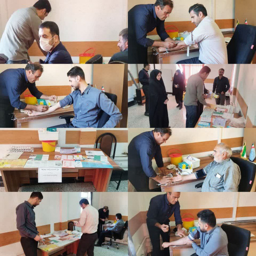 میز خدمت سلامت در دادگستری خنداب برگزار شد