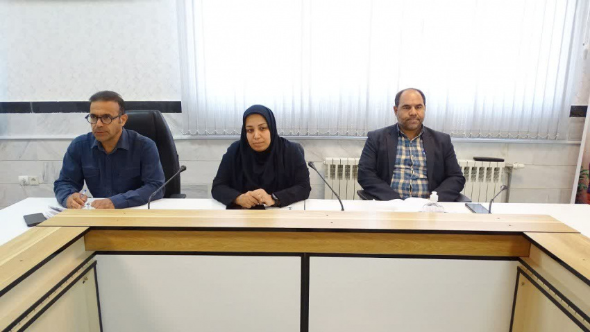 برگزاری کمیته آموزش با حضور سرپرست شبکه بهداشت و درمان شهرستان خنداب