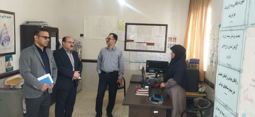بازدید از مرکز خدمات جامع سلامت دیزآباد و خانه بهداشت غینرجه
