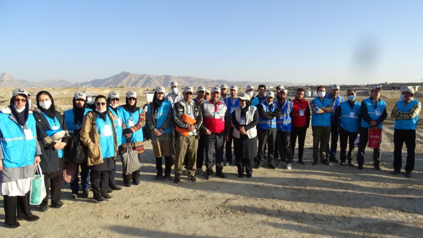 همدلی در بحران، اقتدار در عمل، مانور ملی اقتدار آفتاب با حضور تیم سلامت  شهرستان خنداب