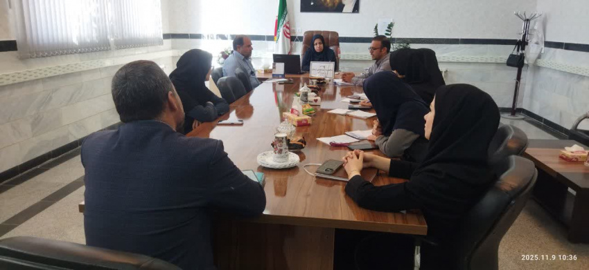 برگزاری کمیته فنی ساغ در شبکه بهداشت و درمان خنداب