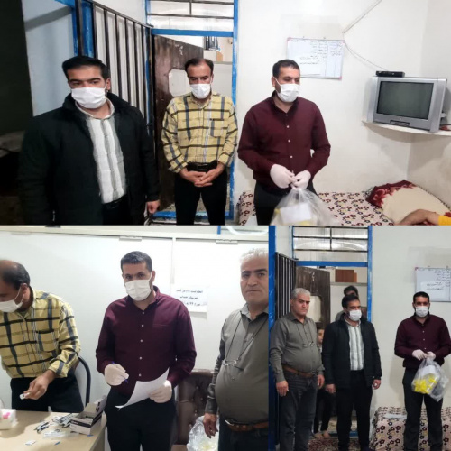 پایش سلامت در مراکز اقامتی ترک اعتیاد خنداب با حضور کارشناسان واحد بیماری‌ها