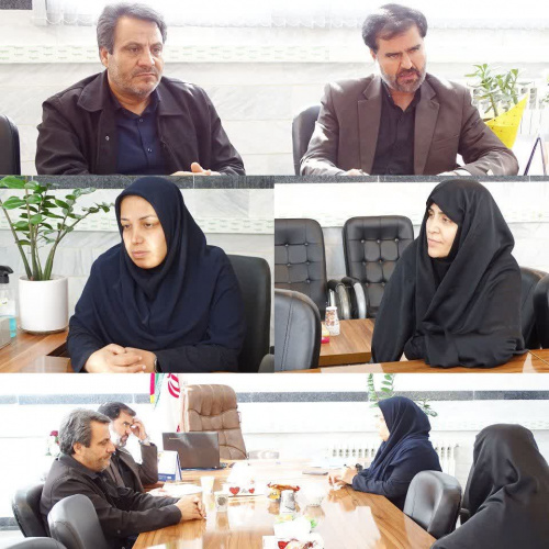 نشست مسئول بسیج جامعه پزشکی استان مرکزی با سرپرست شبکه بهداشت و درمان شهرستان خنداب