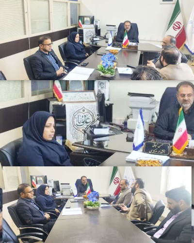 دیدار سرپرست شبکه بهداشت و درمان شهرستان خنداب با بخشدار مرکزی