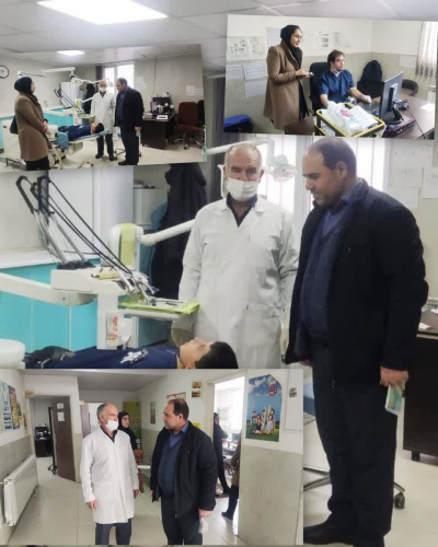 بازدید رئیس مرکز بهداشت شهرستان خنداب از مرکز خدمات جامع سلامت خنداب