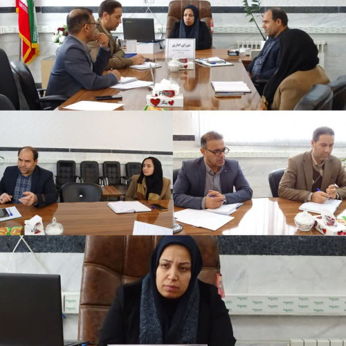 نشست شورای اداری شبکه بهداشت و درمان خنداب با محوریت ارتقای عملکرد واحدها