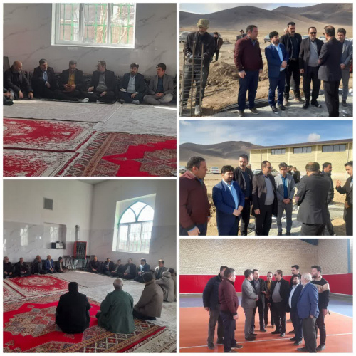 ده‌گردشی و بازدید فرماندار شهرستان خنداب از روستاهای دهچال و کمرآب