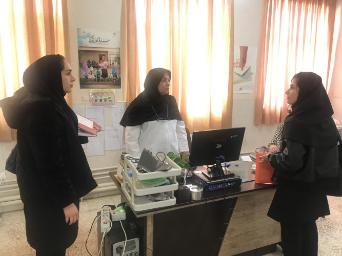 ارزیابی روند ارائه خدمات سلامت در مرکز جامع سلامت مهر سفلی