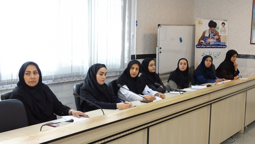 برگزاری جلسه کمیته آموزش شبکه بهداشت و درمان شهرستان خنداب