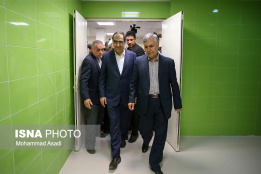 بازدید وزیر محترم بهداشت از بیمارستان مهر خنداب