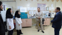 بازدید رئیس دانشگاه علوم پزشکی اراک از شبکه بهداشت و درمان و بیمارستان مهر شهرستان خنداب