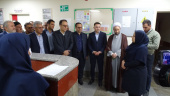 بازدید نمایندگان مجلس و سازمان انرژی اتمی از بیمارستان مهر شهرستان خنداب