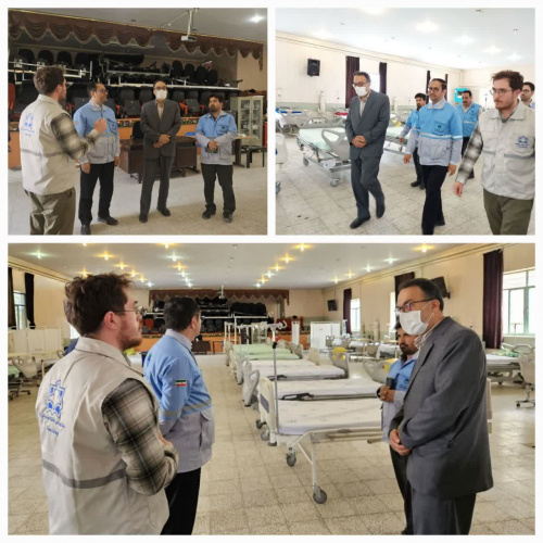 بازدید نماینده محترم مردم شریف اراک خنداب و کمیجان از مرکز درمانی پشتیبان شهر خنداب