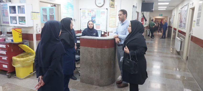 بازدید شبکه بهداشت و درمان شهرستان خنداب از بیمارستان مهر