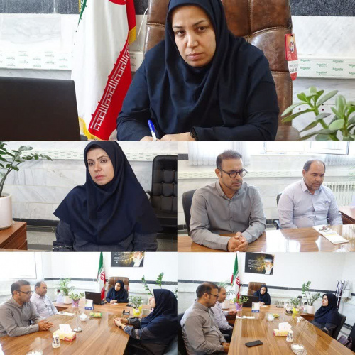 نشست رئیس آزمایشگاه معاونت بهداشتی دانشگاه علوم پزشکی اراک با سرپرست شبکه بهداشت و درمان خنداب