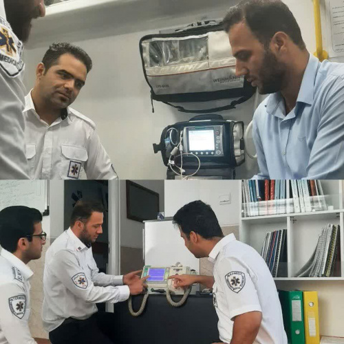 آموزش تخصصی کار با تجهیزات حیاتی برای تیمهای اورژانس خنداب