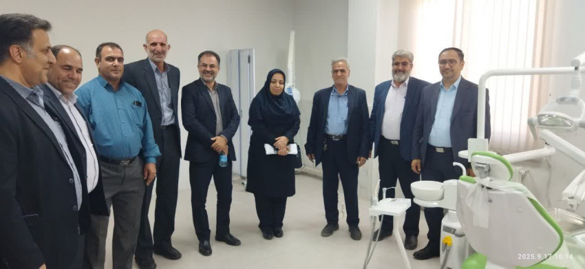 رونمایی از واحد دندانپزشکی و نمونهگیری آزمایشگاه مرکز خدمات جامع سلامت دهچال