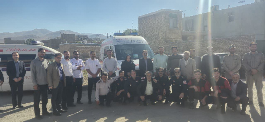 حضور تیمهای بهداشت و درمان در آیین تجلیل از آتشنشانان
