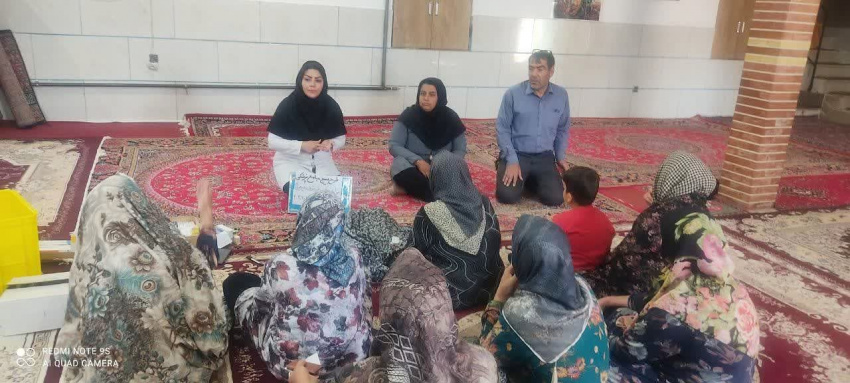 برگزاری اردوی جهادی شهید رهنمون به مناسبت هفته دفاع مقدس در روستای کله بید