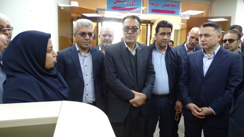 بازدید نمایندگان مجلس و سازمان انرژی اتمی از بیمارستان مهر شهرستان خنداب