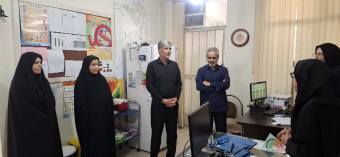 بازدید رئیس مرکز بهداشت از مراکز جامع سلامت کمیجان ، میلاجرد و سمقاور