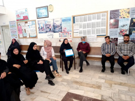 برگزاری نشست بررسی مداخلات عوامل اجتماعی مؤثر بر سلامت (sdh)در مرکز جامع سلامت اسفندان