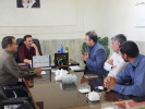 برگزاری جلسه پیگیری مستندسازی و اخذ سند مالکیت املاک شبکه بهداشت و درمان کمیجان