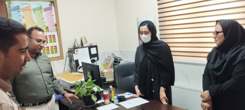 بازدید مدیر شبکه بهداشت شهرستان کمیجان از انجام سیاری روستای محمود آباد