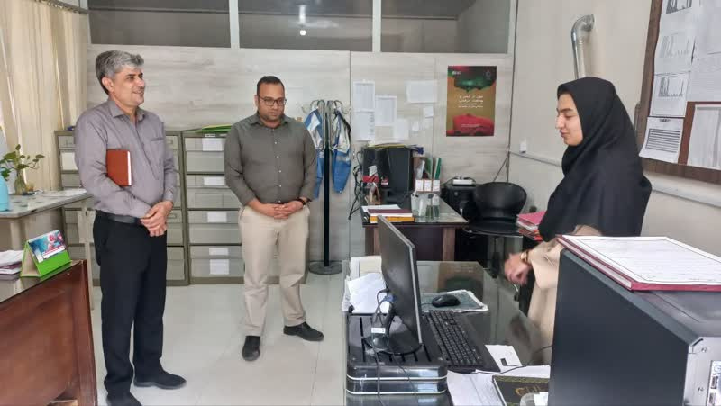 بازدید مدیر شبکه بهداشت از مرکز خدمات جامع سلامت کمیجان