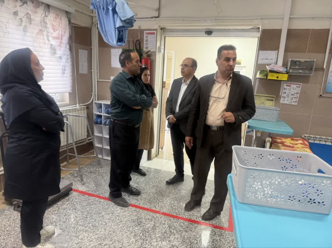 نظارت بر ارائه خدمات درمانی در بیمارستان امام علی (ع) و ساختمان در حال تکمیل کلینیک تخصصی بیمارستان امام علی (ع) کمیجان با حضور رئیس دانشگاه علوم پزشکی اراک