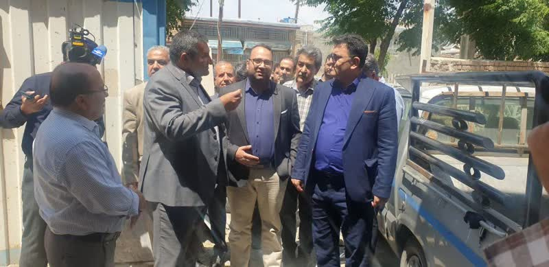 بازدید نماینده مردم شریف شهرستان های اراک، خنداب و کمیجان از پروژه مرکز خدمات جامع سلامت کمیجان