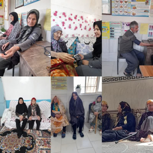 مراقبت سالمندان به مناسبت هفته ملی سالمند