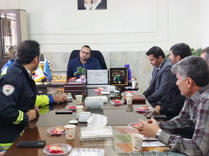 برگزاری جلسه بررسی چالش های حوزه اورژانس پیش بیمارستانی