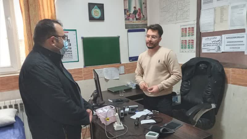 بازدید مدیر شبکه بهداشت کمیجان از مرکز جامع سلامت میلاجرد