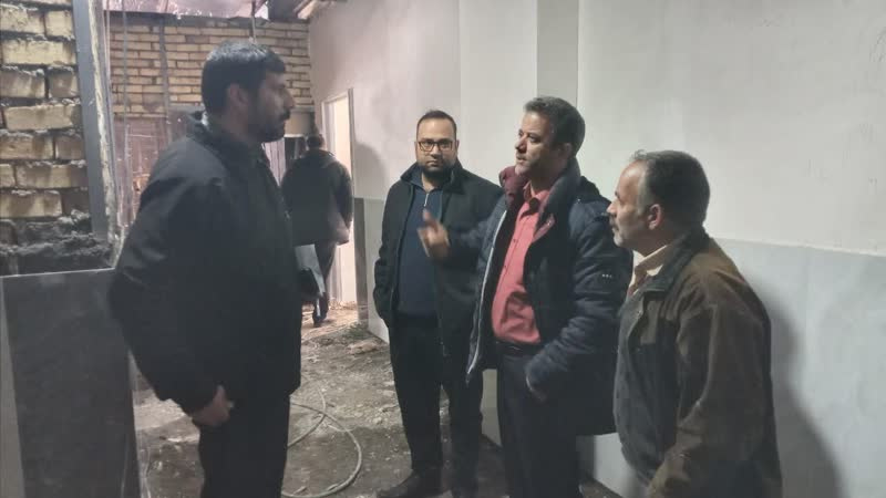 بازدید مدیر شبکه بهداشت و درمان شهرستان از پروژه مرکز جامع سلامت کمیجان