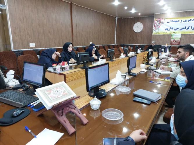 برگزاری جلسه مانیتورینگ شاخص های بهداشتی مرکز بهداشت کمیجان