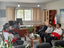 دیدار  متولی سلامت شهرستان محلات با رییس هلال احمر