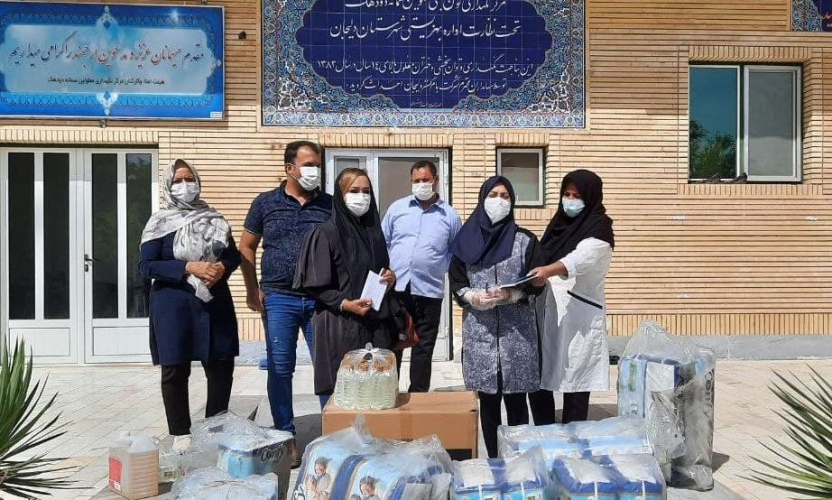 بازدید پرسنل بیمارستان امام خمینی محلات از مرکز سمانه دودهک دلیجان
