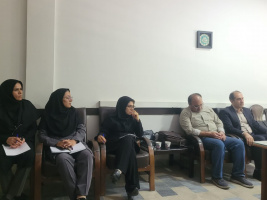 نشست هم اندیشی مدیریت بحران با حضور رئیس اداره پرستاری دانشگاه
