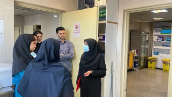 پایش میدانی کارشناسان نوزادان و کنترل عفونت در مجتمع آموزشی و درمانی امیرالمؤمنین (ع)