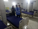 بازدید رئیس اداره پرستاری دانشگاه از بیمارستان مهر خنداب و مرکز سلامت جاورسیان