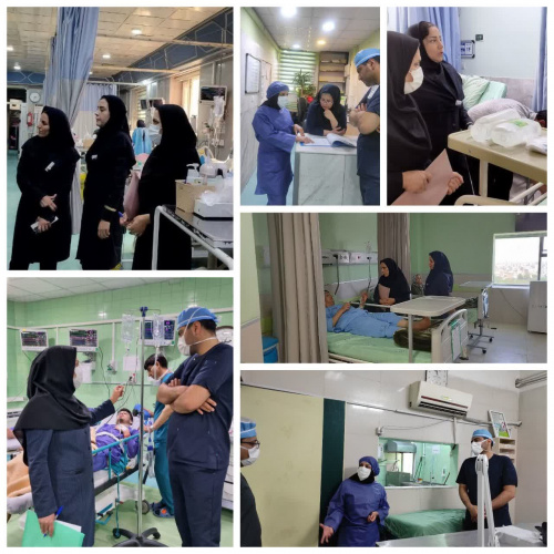 بازدید کارشناسان اداره پرستاری از مرکز آموزشی درمانی حضرت ولیعصر