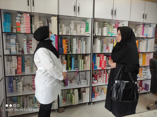 بازدید مسئول ستاد نوروزی دانشگاه علوم پزشکی اراک از مرکز خدمات جامع سلامت شهری مهاجران