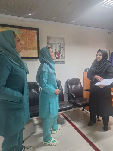 بازدید مسئول ستاد نوروزی دانشگاه علوم پزشکی اراک از بیمارستان امام خمینی (ره) محلات