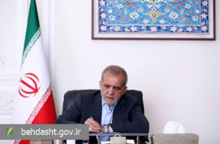 قدردانی رییس جمهور از خدمات پرستاران در دوران جنگ