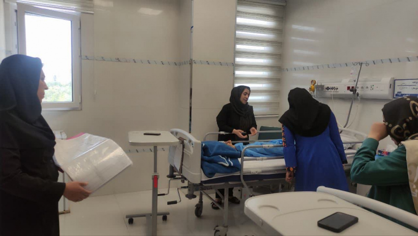 بازدید کارشناسان اداره پرستاری دانشگاه از مرکز آموزشی و درمانی آیت اله خوانساری